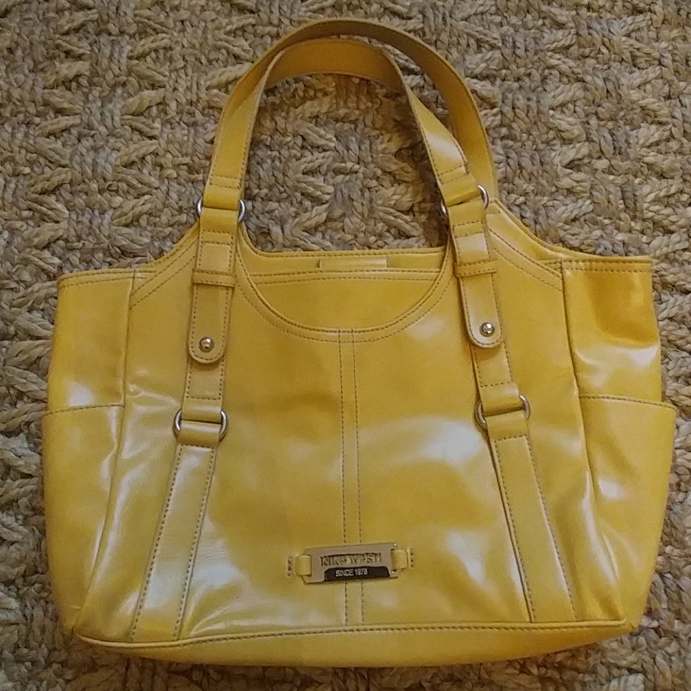 Vintage Nine West yellow bag - Picture 2 of 8